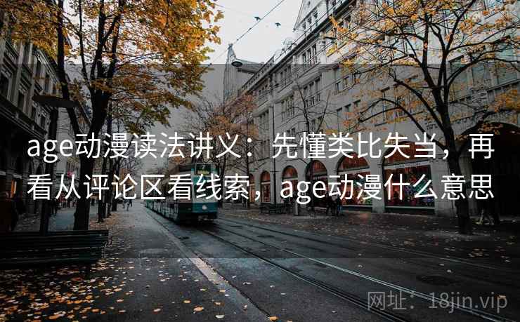 age动漫读法讲义：先懂类比失当，再看从评论区看线索，age动漫什么意思