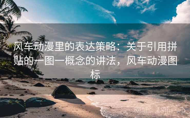 风车动漫里的表达策略：关于引用拼贴的一图一概念的讲法，风车动漫图标